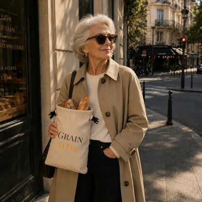 Sac en Cire d’Abeille – Grain d'Or™ | Le Pain Conservé Naturellement, Sans Plastique